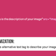 How to use the alternative text tag to describe your images